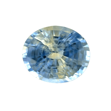 1. Blue-Yellow-Bi colour-Sapphire-Oval-Shape-2.02 carat-A023