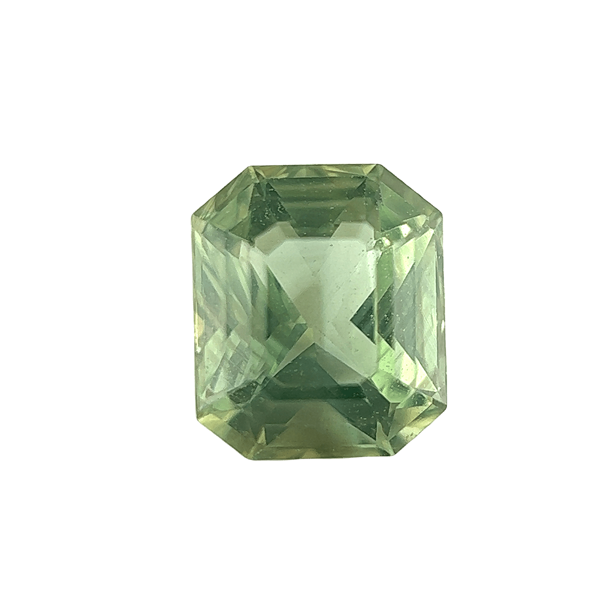 1. Green-Sapphire-Stone-Octagonal-Square-Shape-1.27 carat-A019