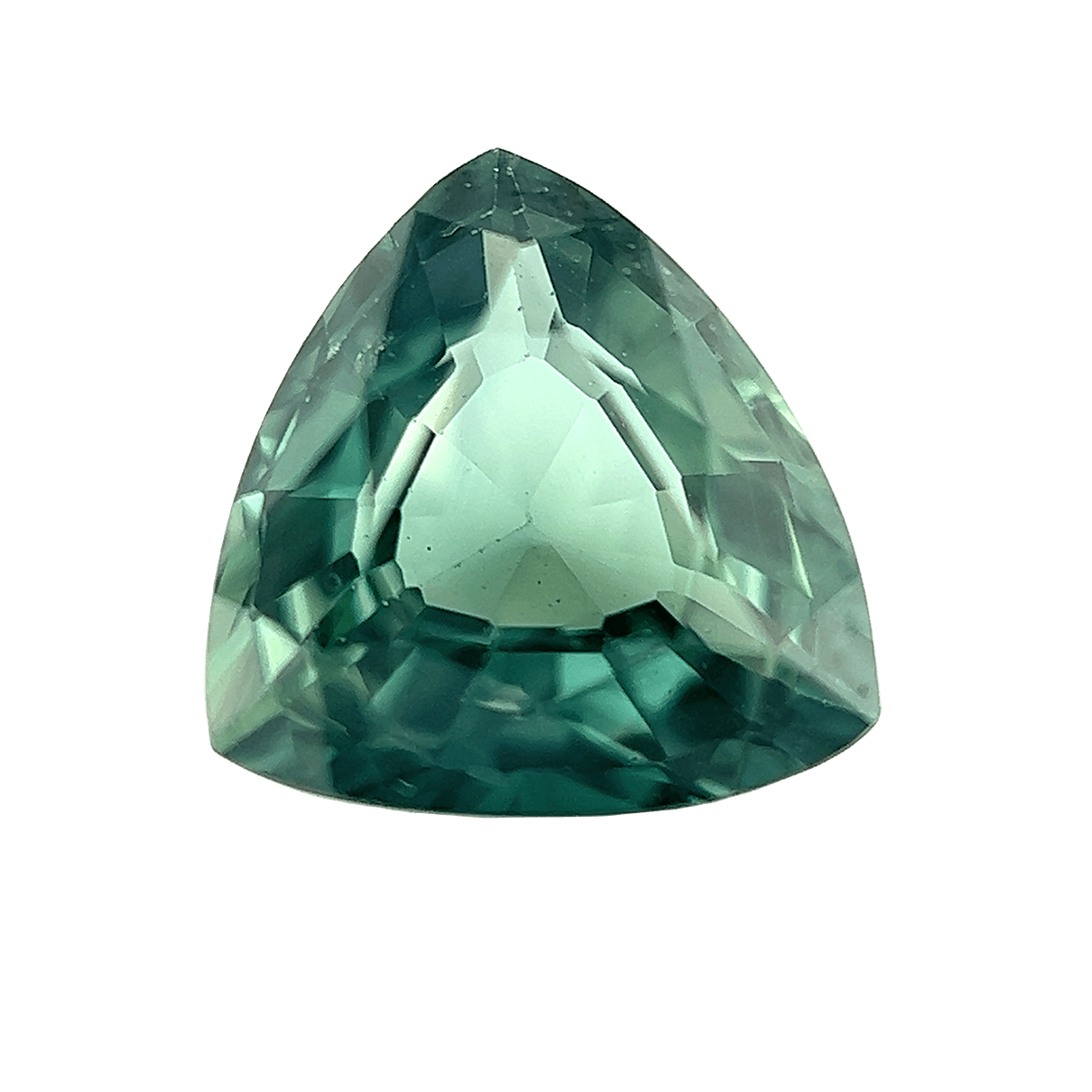 1. Green-Sapphire-Stone-Triangle-Trillion-Shape-1.19 carat-A014