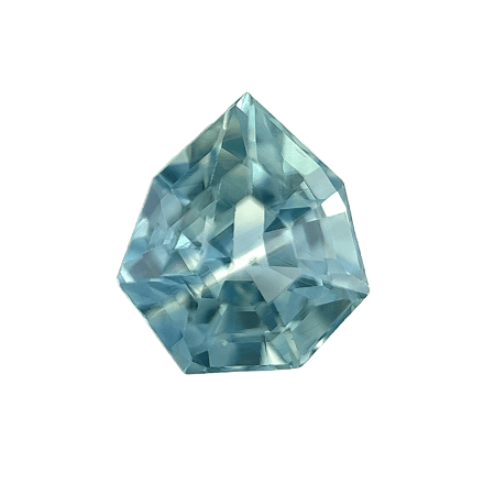 1. Teal-Blue-Green-Sapphire-Stone-Freeform kite-Shape-1.07 carat-A009