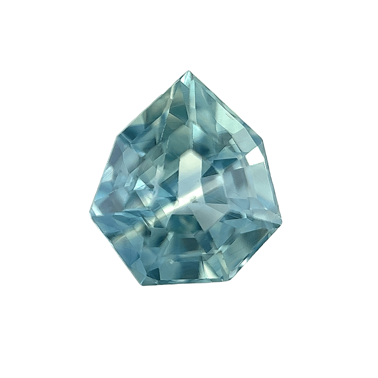 1. Teal-Blue-Green-Sapphire-Stone-Freeform kite-Shape-1.07 carat-A009