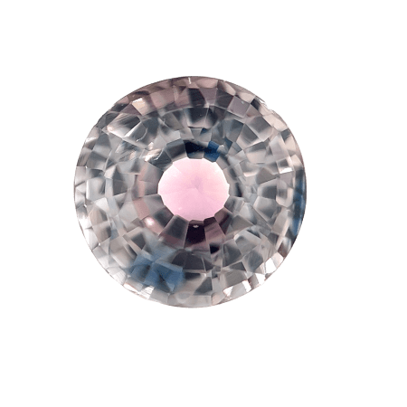 1. Tri-colour-Pink-Blue-White-Sapphire-Stone-Round-Circle-Shape-2.73 carat-A071