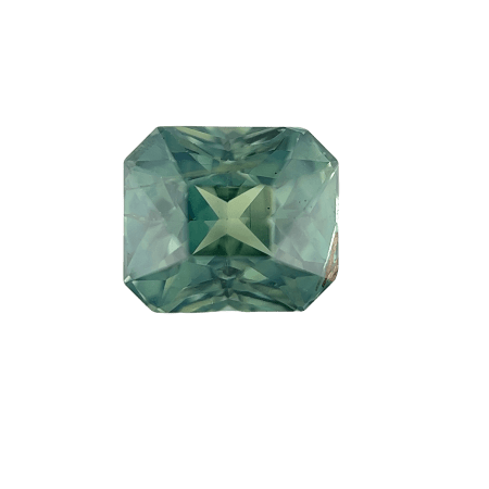 1a. Teal-Sapphire-Stone-Octagonal-Rectangle-Shape-1.33 carat-A016