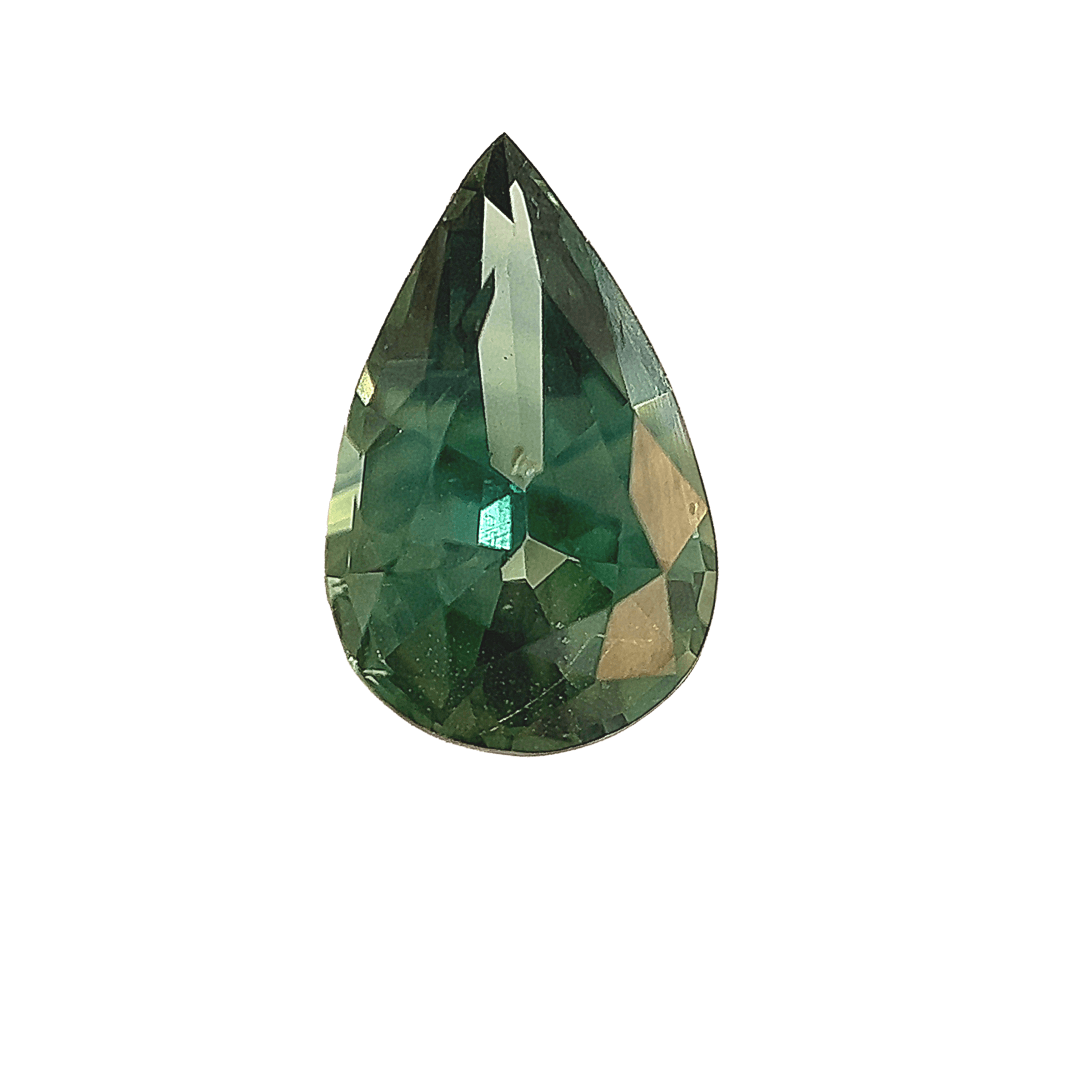 1. Teal_Green_Sapphire_Stone_Pear_Shape_2.01 carat_A103