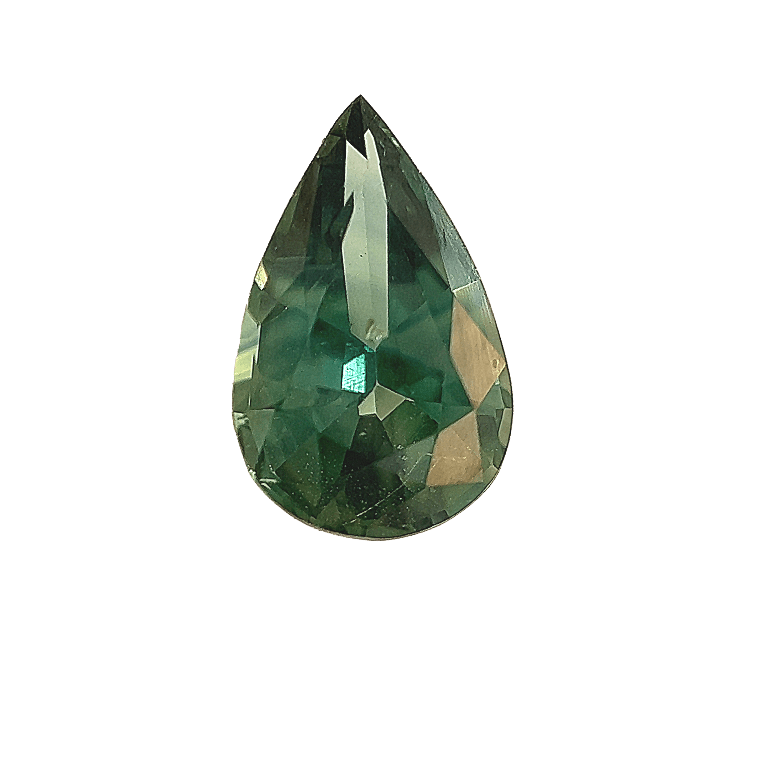 1. Teal_Green_Sapphire_Stone_Pear_Shape_2.01 carat_A103