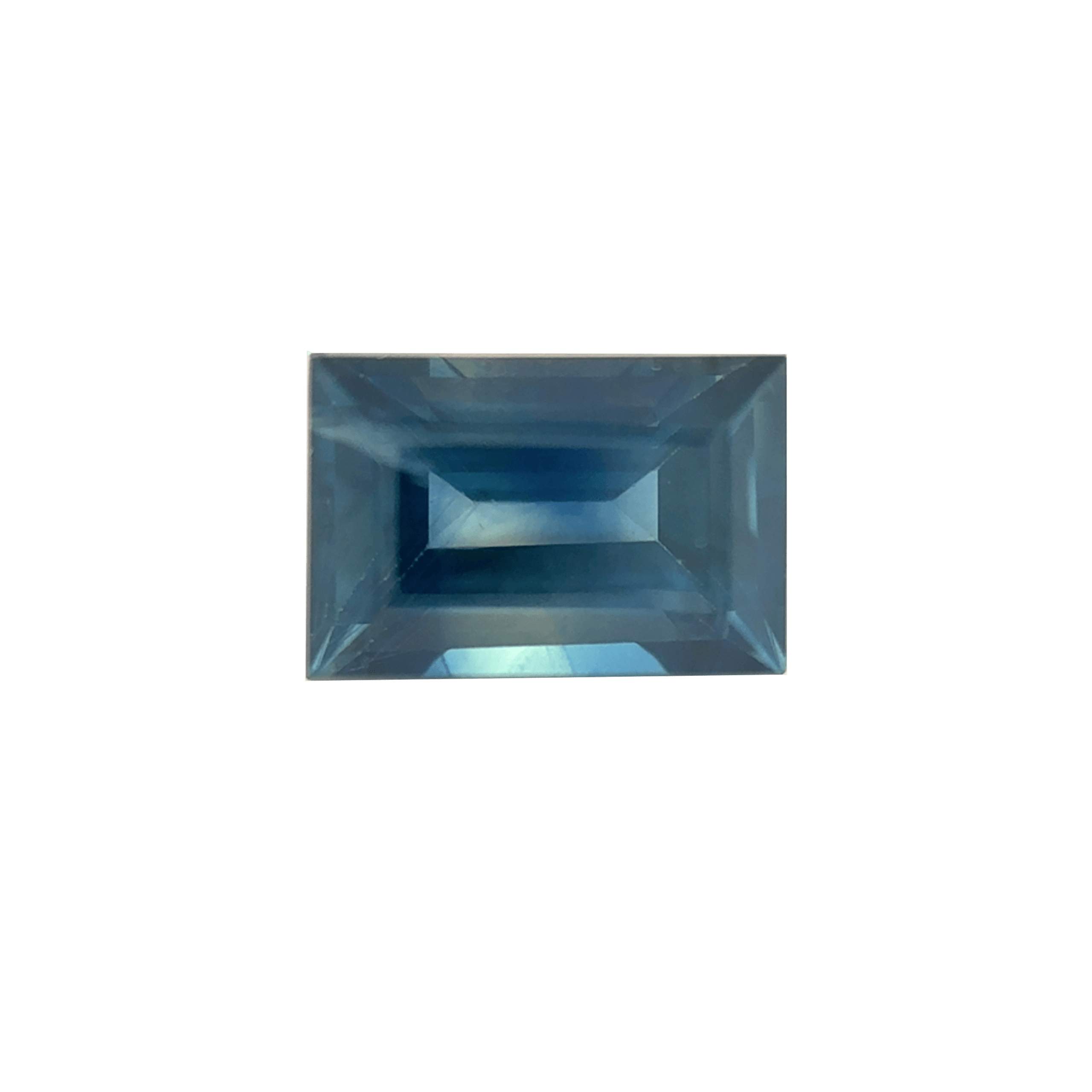 1a. Blue-Sapphire-stone-Baguette-rectangle-shape-1.9 carats-C198