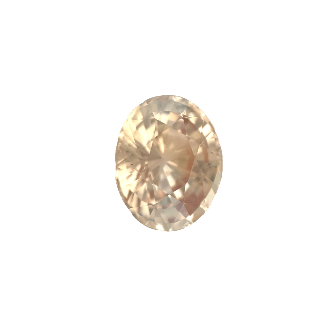 1a. Peach-Sapphire-stone-Oval-shape-1.98 carats-A113