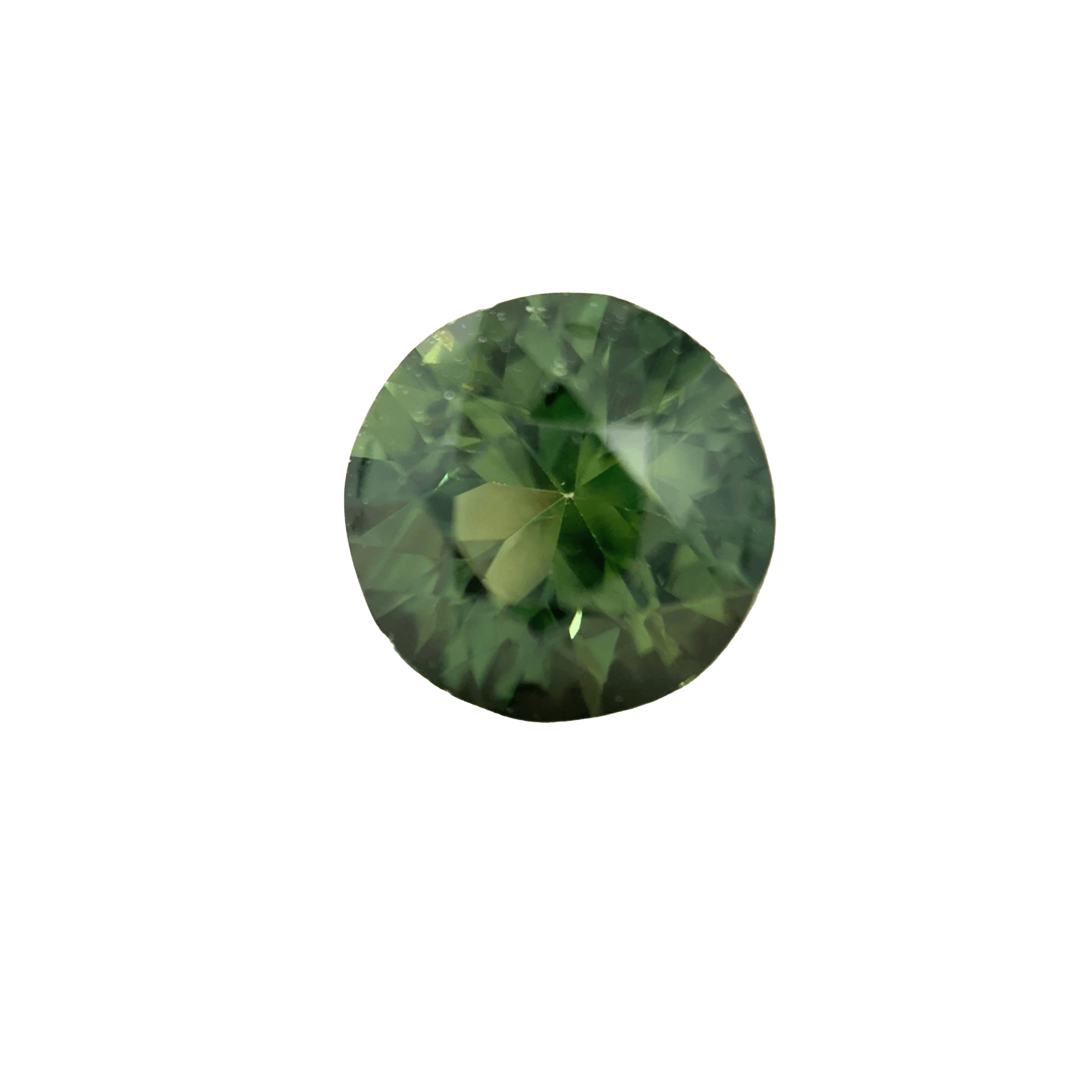 1b. Green-Sapphire-stone-round-shape-1.36 carats-B004