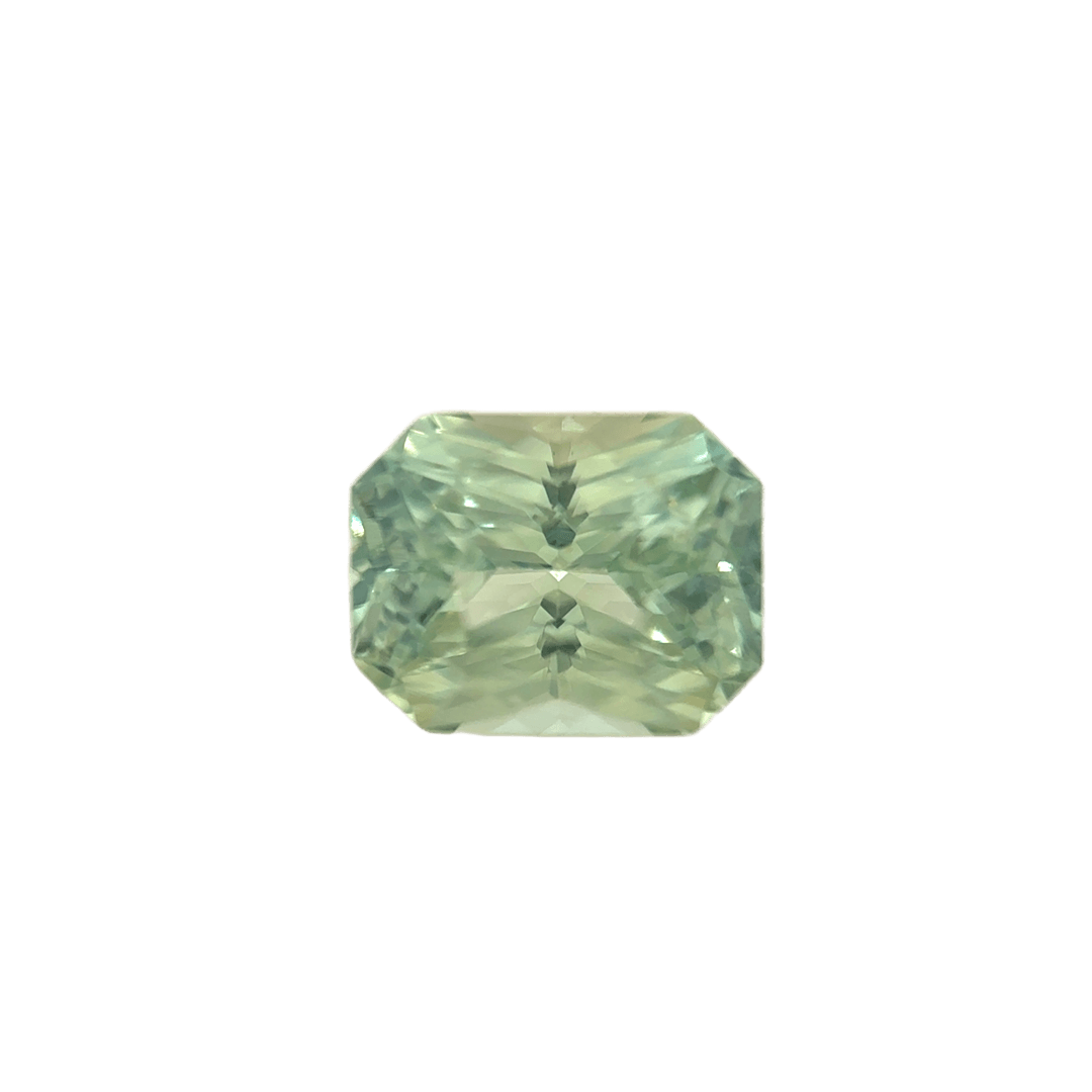 1. Green-Sapphire-stone-rectangle-shape-1.8 carats-B132 1. Green-Sapphire-stone-rectangle-shape-1.8 carats-B132