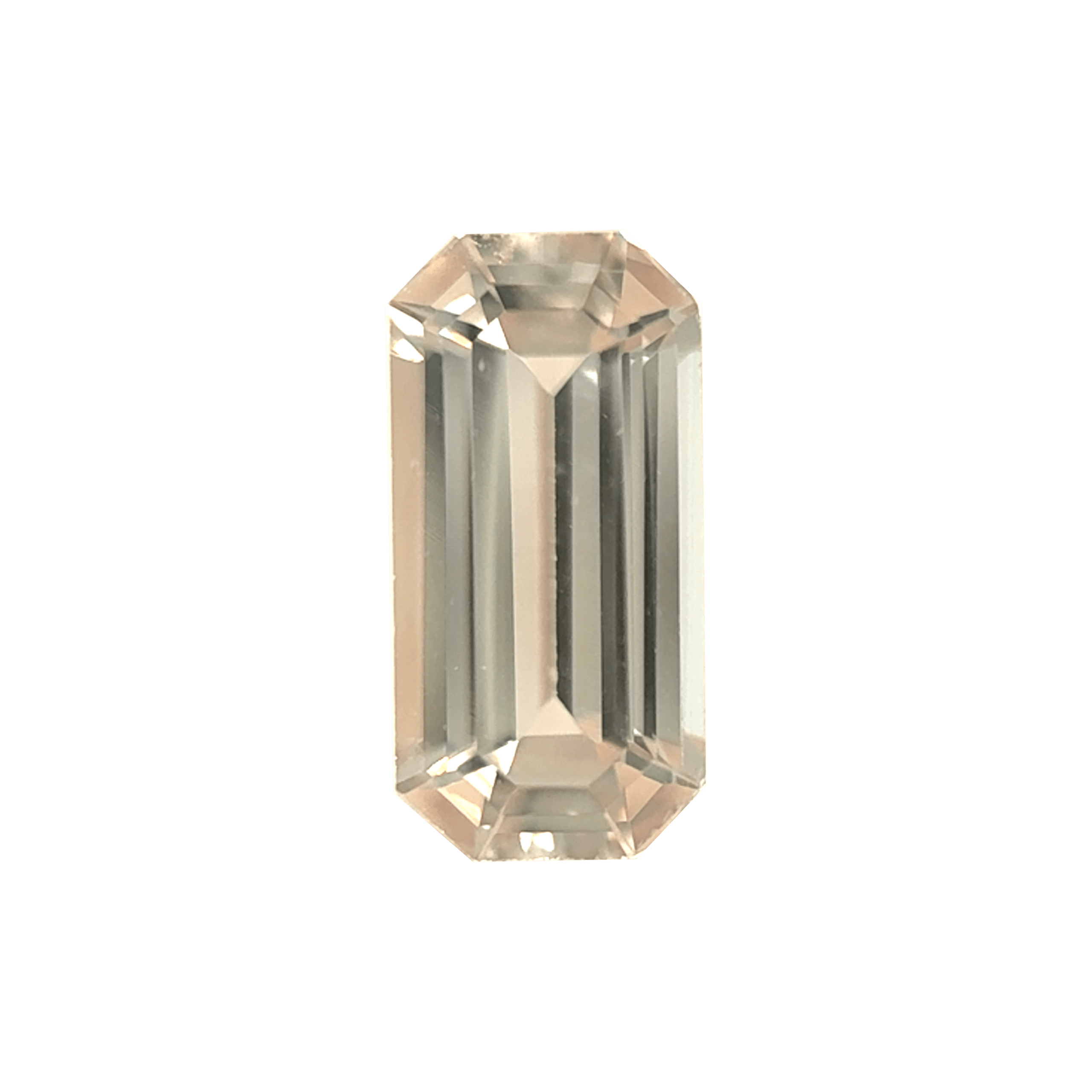 1a. Peach-Sapphire-stone-octagonal-rectangle-shape-0.89 carats-C177
