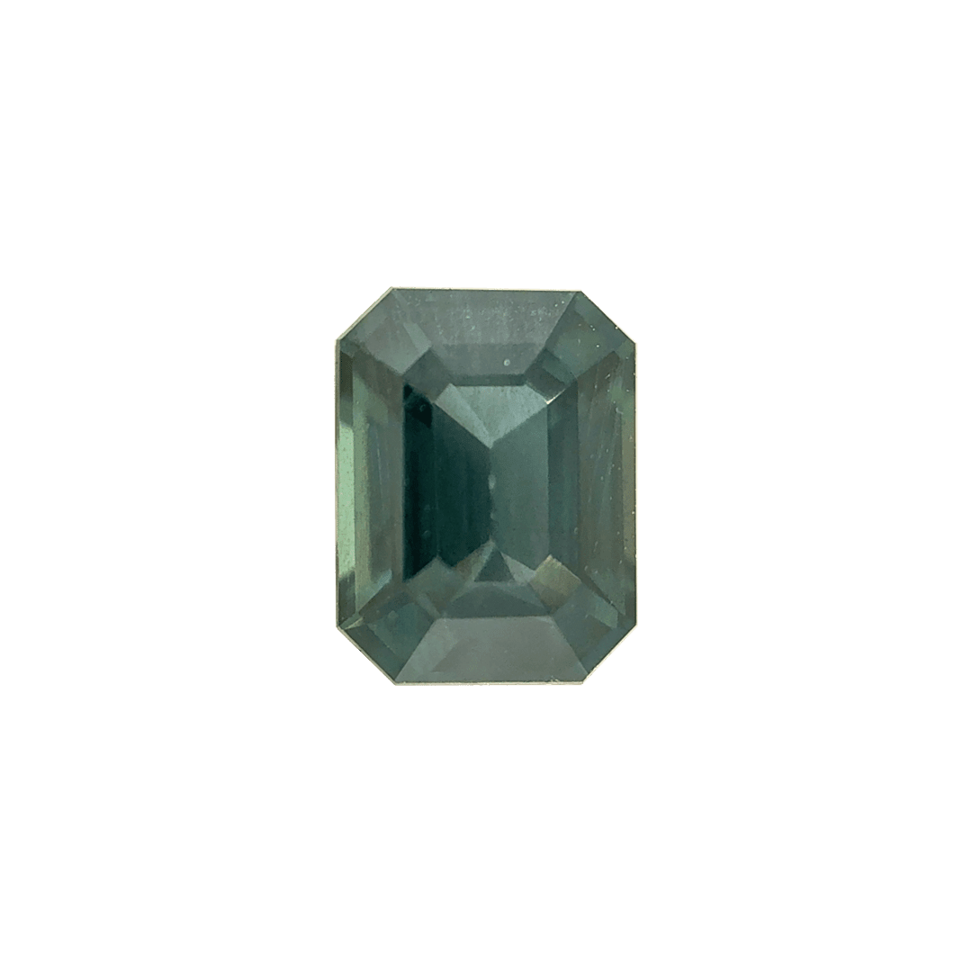 1a. Teal-Sapphire-stone-rectangle-shape-1.34 carats-B019